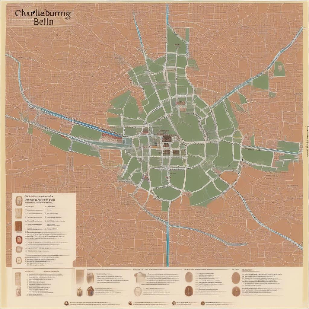 Bản đồ các nhà thờ tại Charlottenburg Berlin