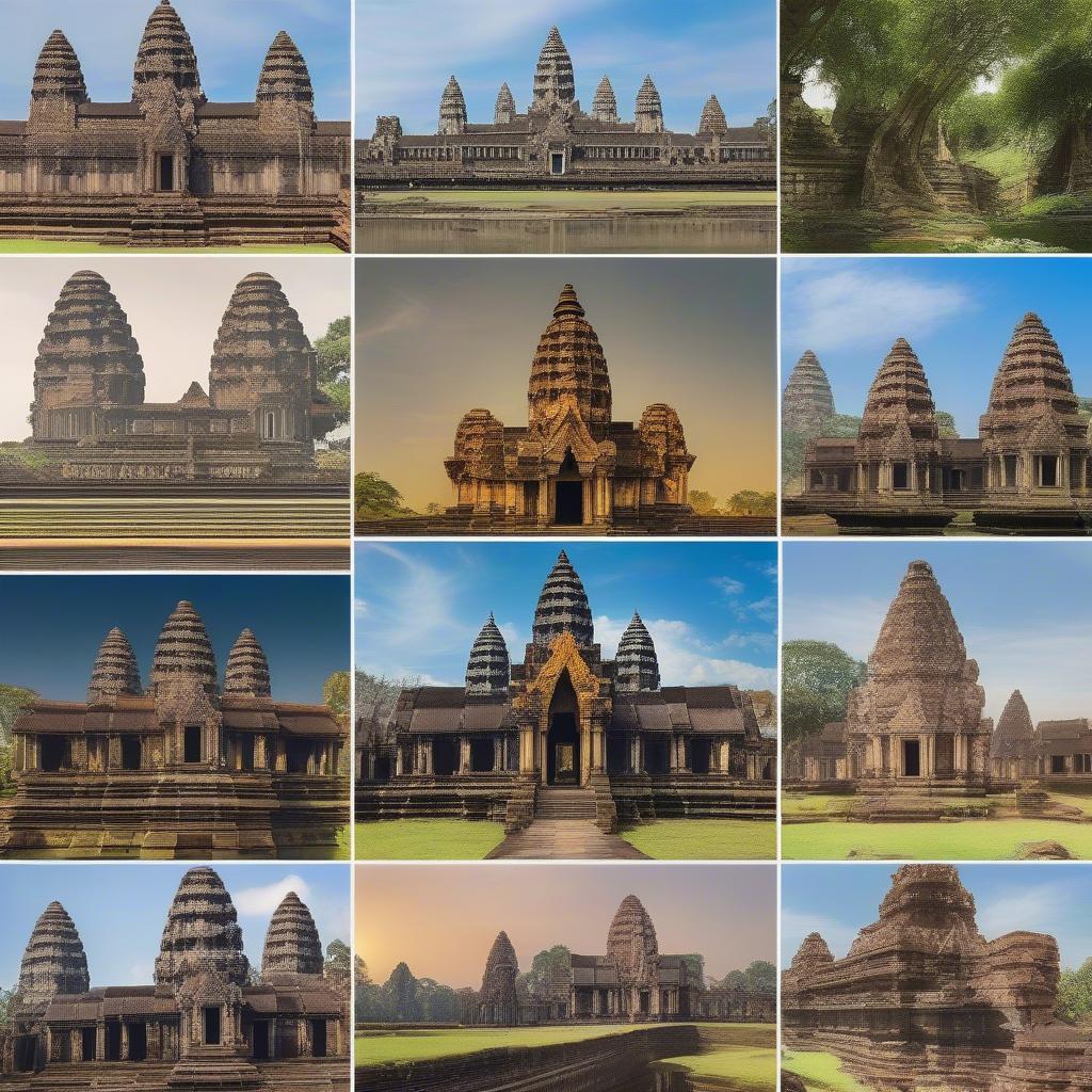 Các đền thờ Hindu nổi tiếng trên thế giới: Angkor Wat, Prambanan, Meenakshi Amman