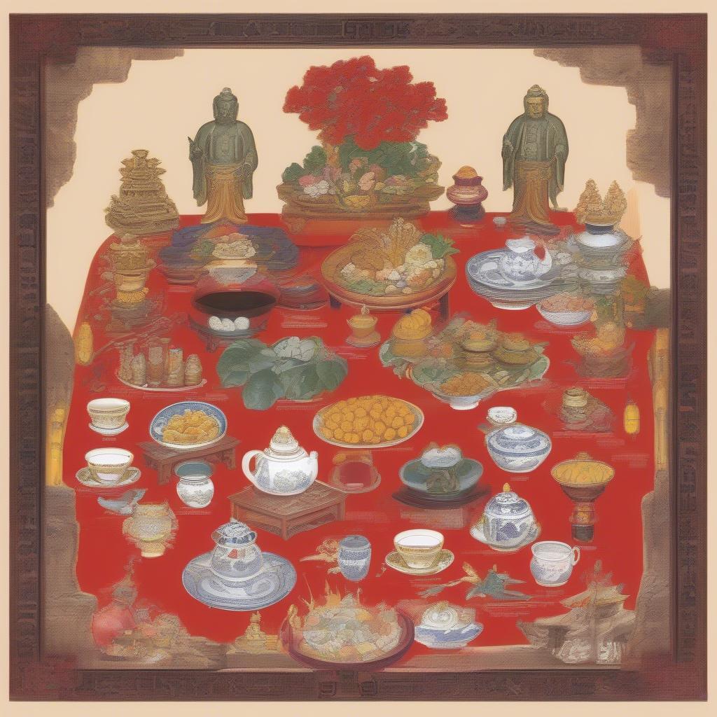 Cách Bài Trí Bàn Thờ Thần Tài