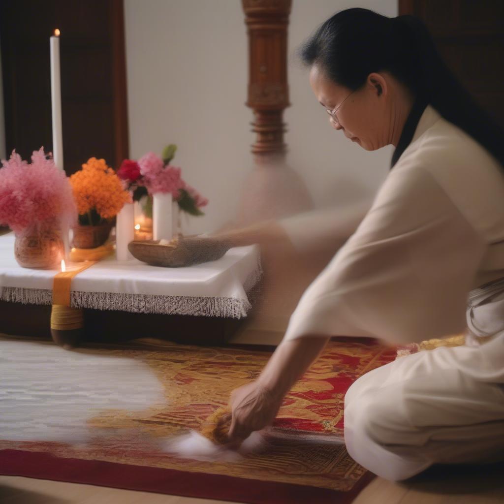 Những lưu ý khi xếp đồ cúng trên bàn thờ