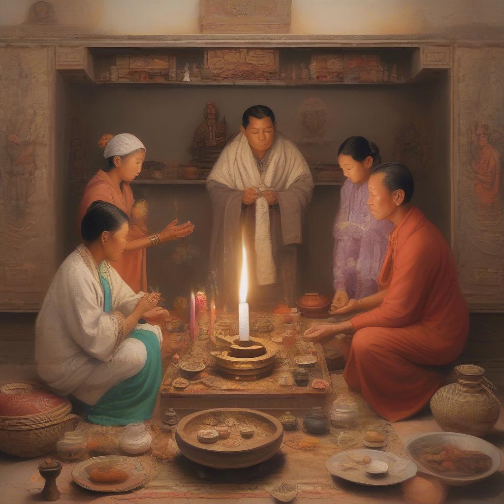 Chọn ngày tốt thay bàn thờ ông địa