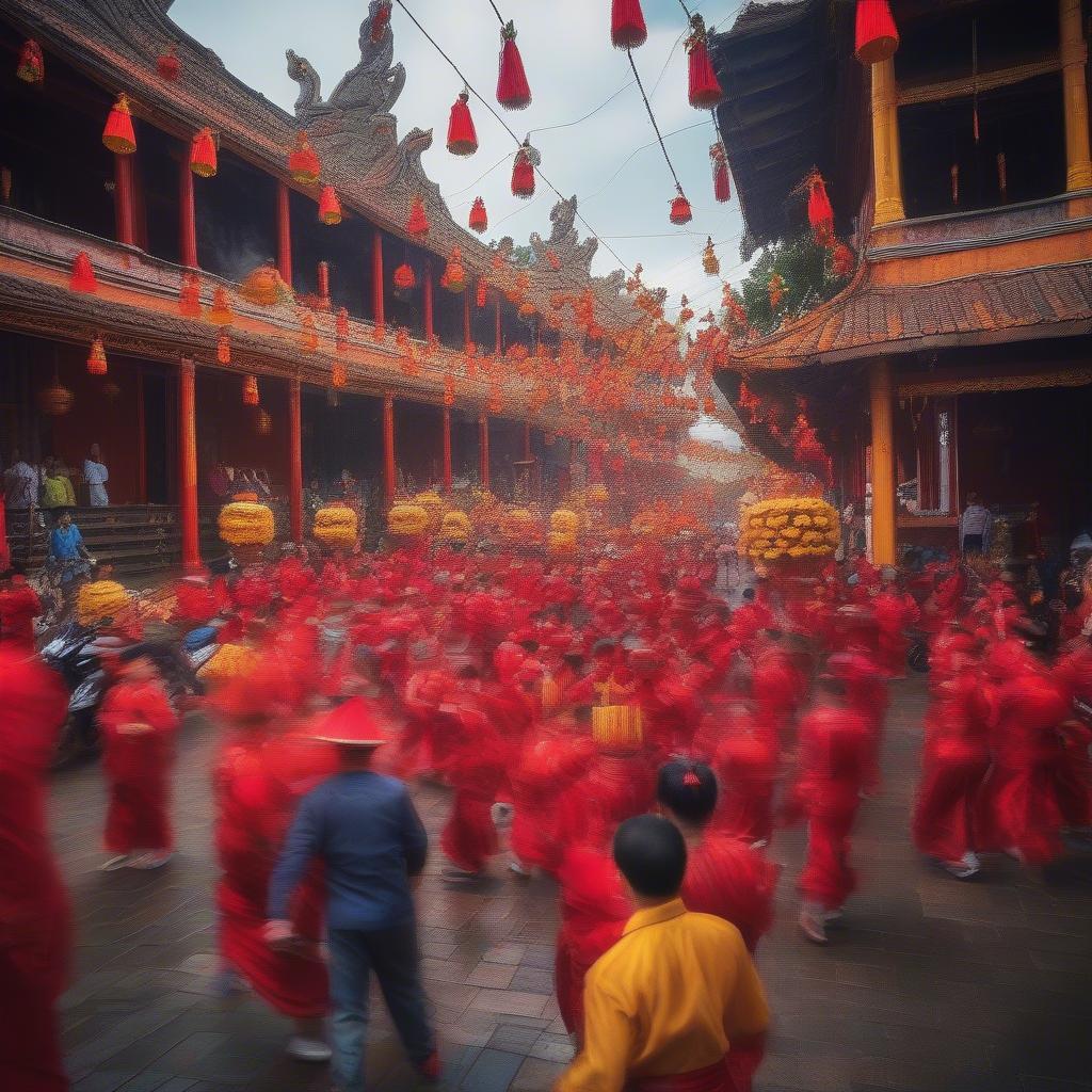 Lễ hội truyền thống tại đền thờ Chu Văn An Hải Dương
