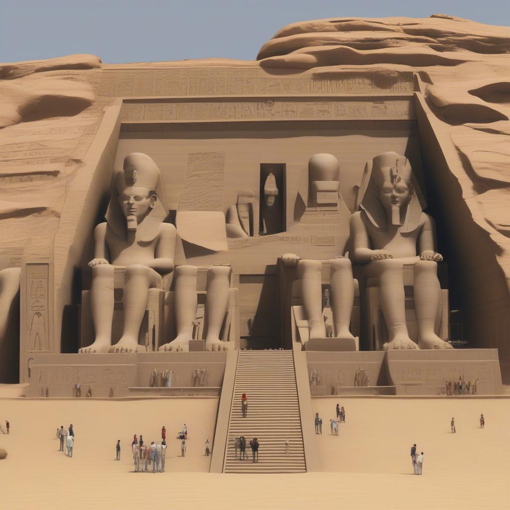 Đền thờ Ramesses II hiện nay