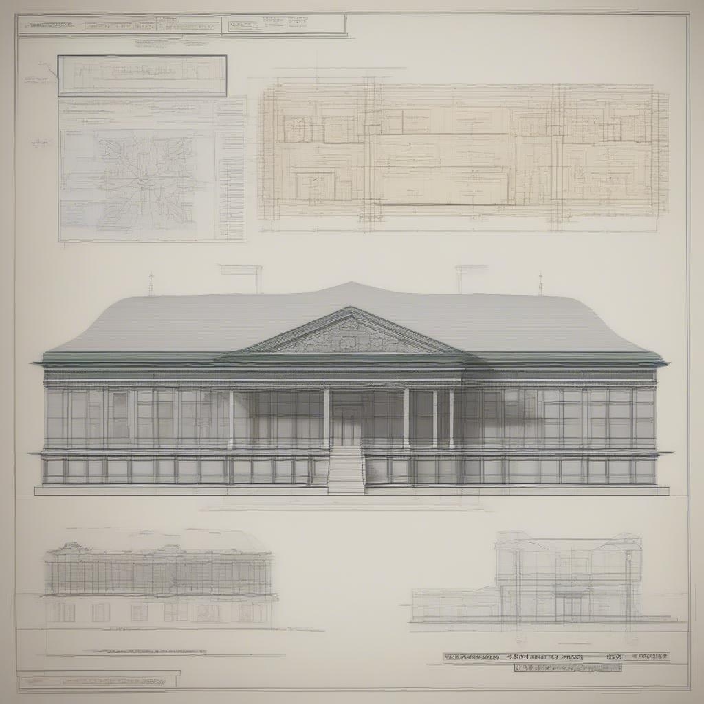 Hoàn thiện bản vẽ CAD nhà thờ tổ