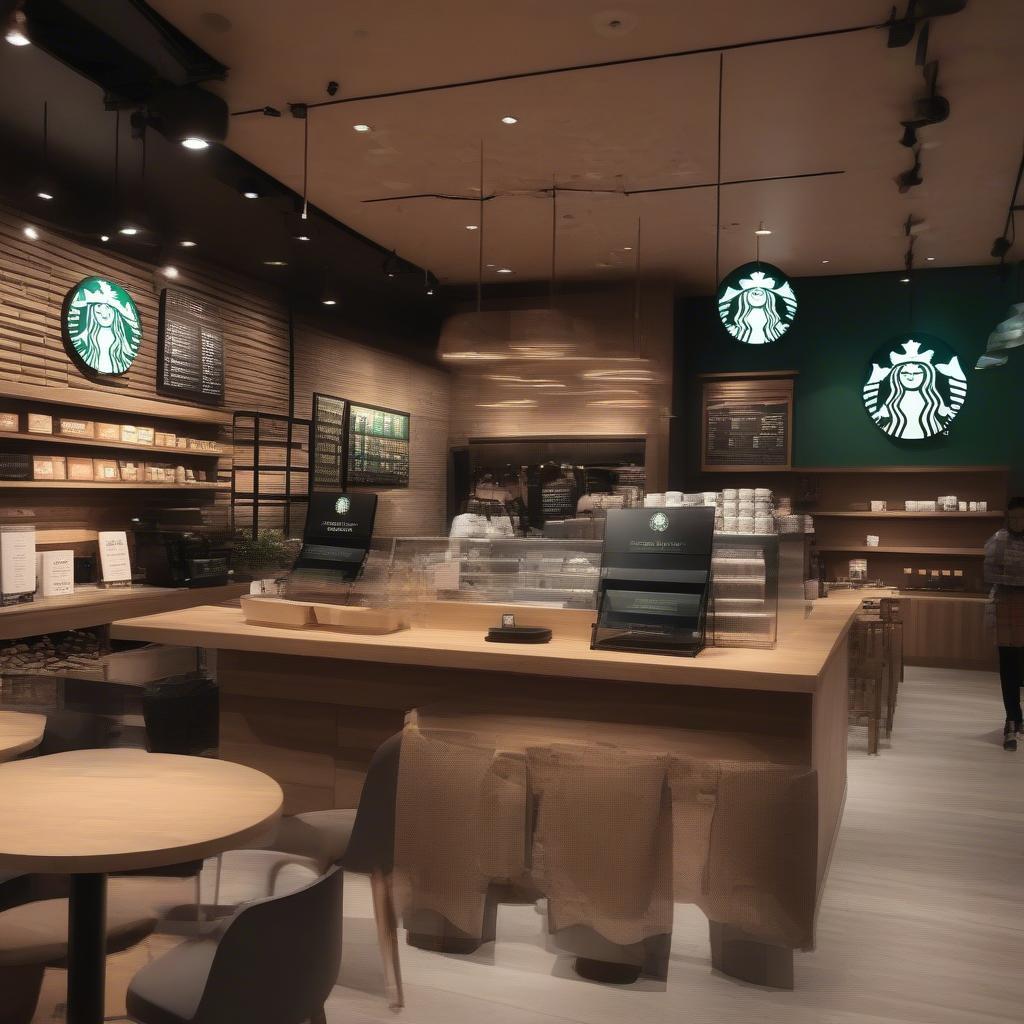 Không Gian Starbucks Nhà Thờ