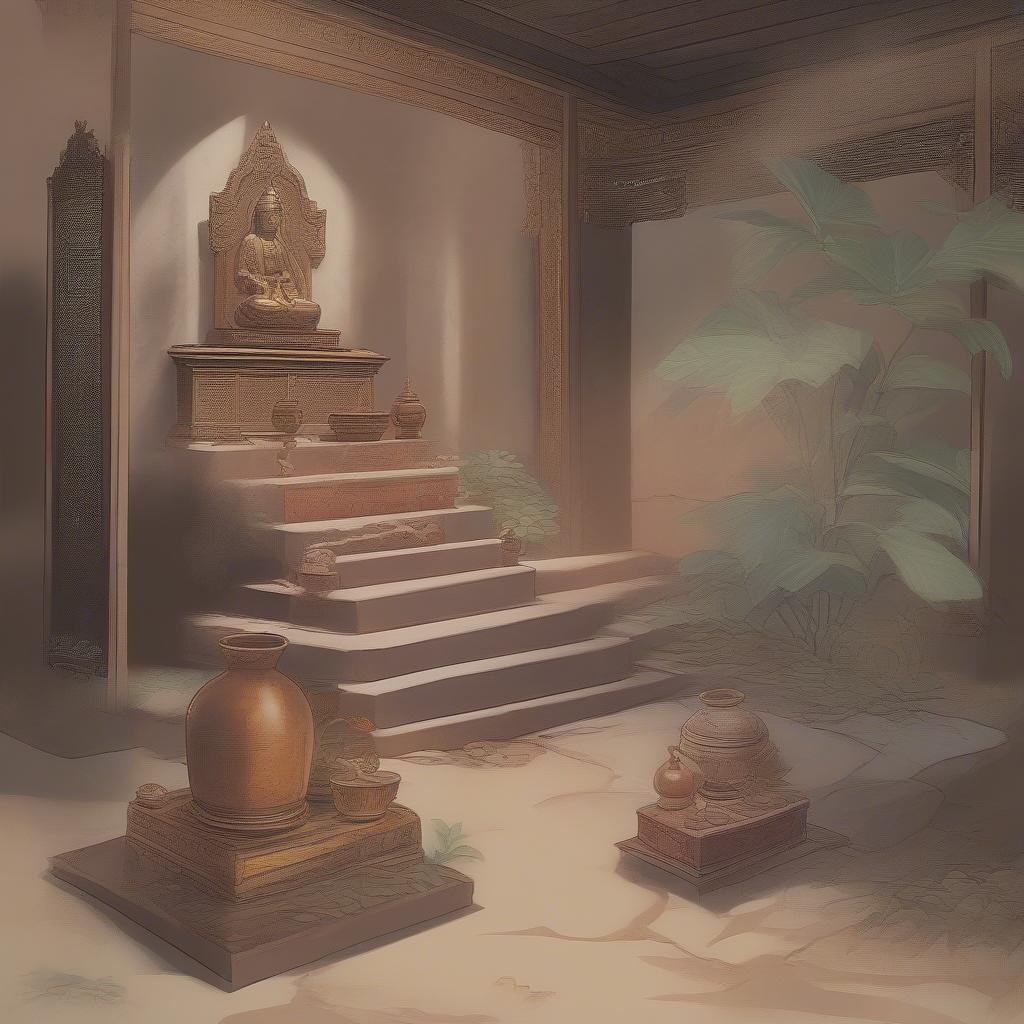 Kiêng kỵ đặt bàn thờ ông địa thần tài