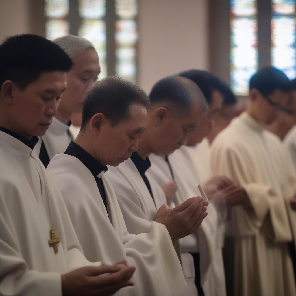 Lễ Tro tại Nhà Thờ Vườn Xoài