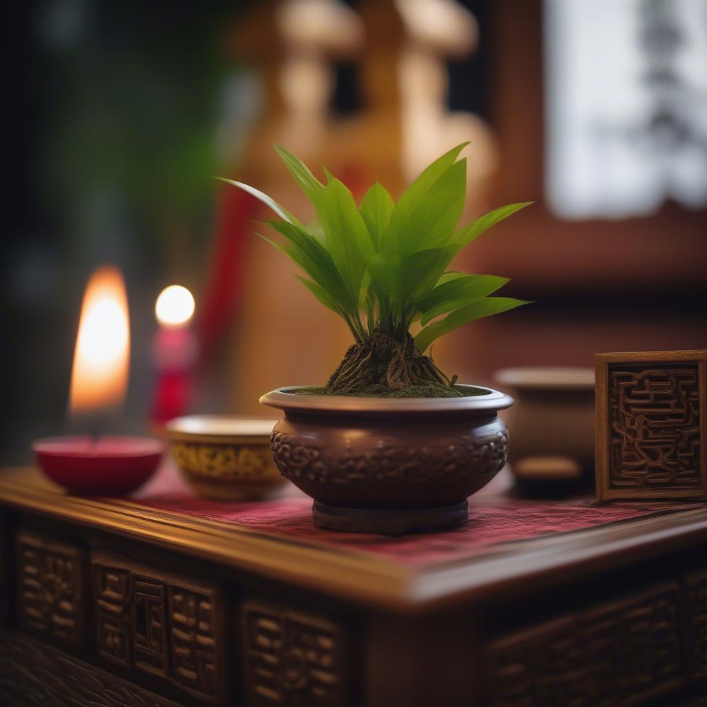 Lựa chọn cây đặt bàn thờ