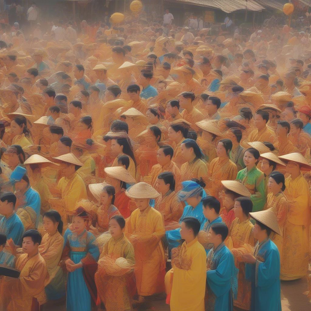 Người dân An Giang tham gia lễ hội tín ngưỡng