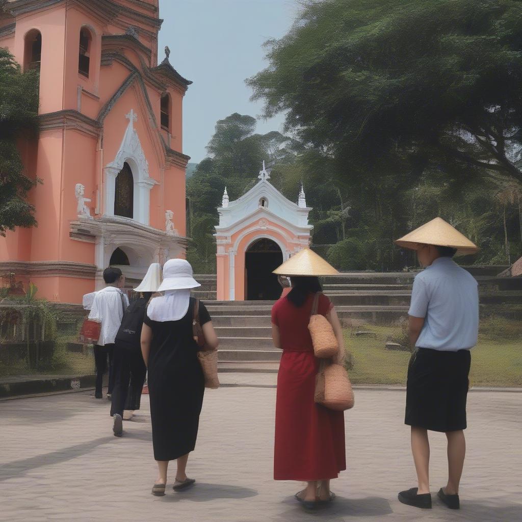 Tham quan Nhà thờ Basa Lâm Đồng