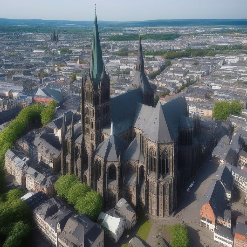 Nhà thờ Dom Aachen Đức cổ kính