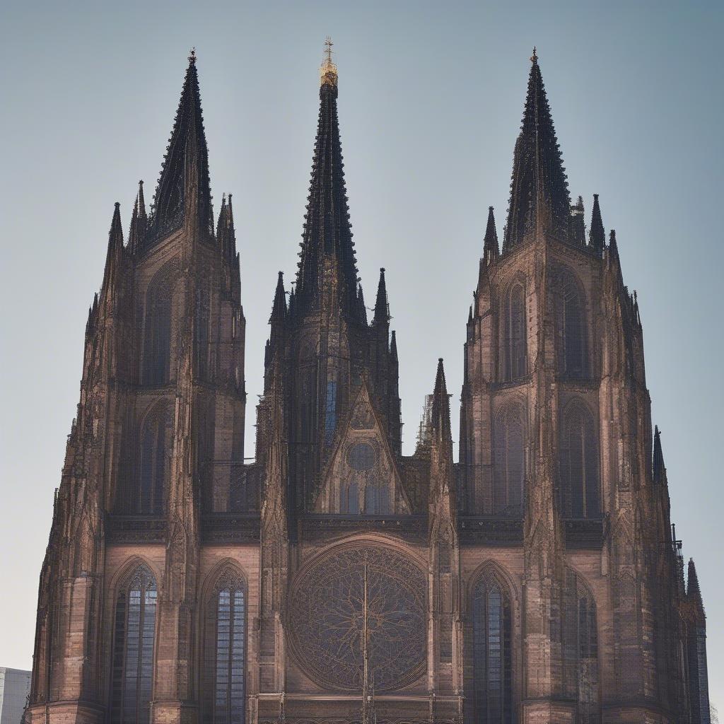 Nhà thờ Dom Romer Frankfurt: Kiến trúc Gothic ấn tượng