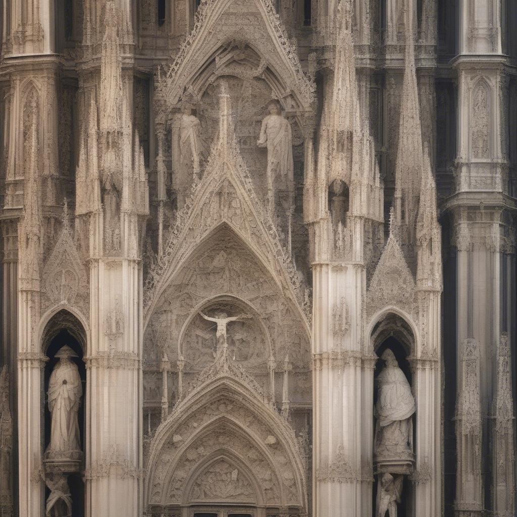 Nhà Thờ Duomo Milan - Mẫu Mực Kiến Trúc Gothic