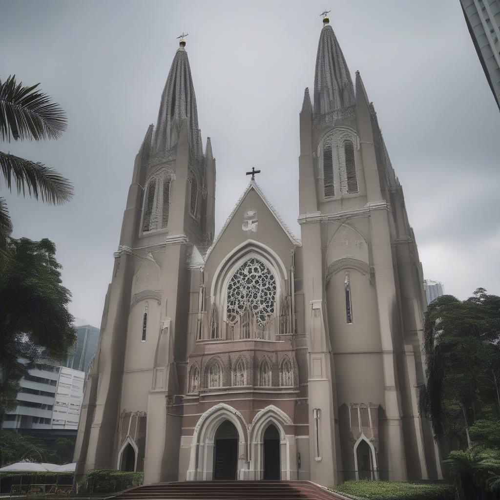 Nhà thờ St. John Kuala Lumpur - Giao thoa văn hóa