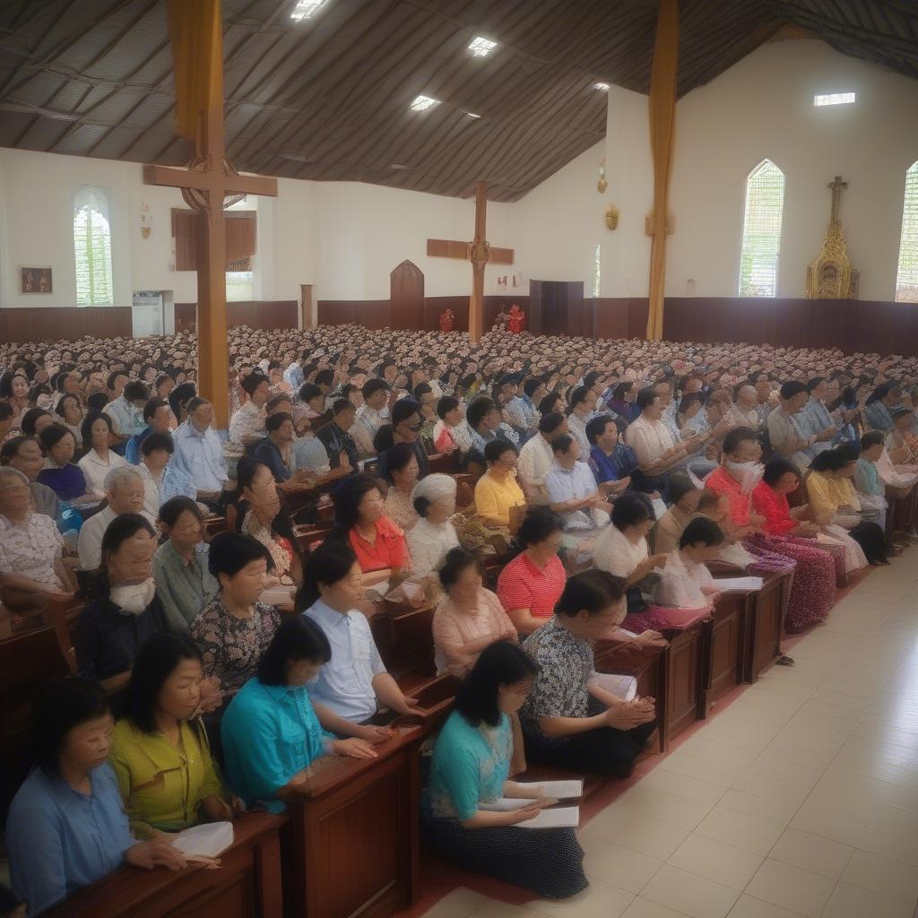 Tham Dự Thánh Lễ tại Nam Dư