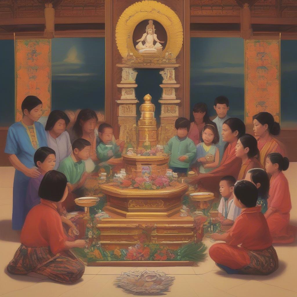 Ý nghĩa tâm linh bàn thờ Ông Địa 2 tầng